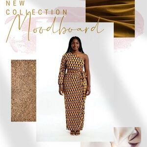 One Shoulder Geometric Print Dress